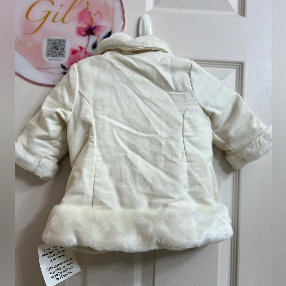 The Children's Place Cream Quilted Baby Jacket
